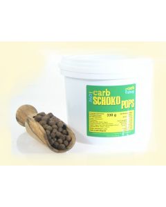 Knusprige Schokopops mit fast keinen Kohlenhydraten schmecken pur, als Topping für Süßspeisen oder in selbst gemachter Schokolade.